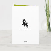 キッズハロウィンおもしろいカード カード (裏面)