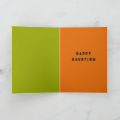 キッズハロウィンおもしろいカード カード (内部)