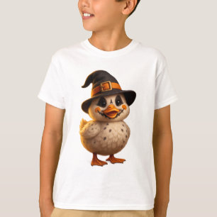 キッズハロウィンウィッチアヒルTシャツ – おもしろい & Cute Tシャツ