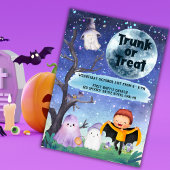 キッズハロウィンカスタムパーティーかわいい 招待状