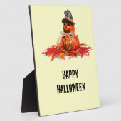 キッズハロウィンカボチャ フォトプラーク (側面)