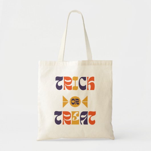 キッズハロウィンキャンディトートバッグのトリックまたはトリートバッグ トートバッグ (正面)
