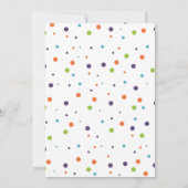 キッズハロウィンコスチュームパーティの招待状 招待状 (裏面)