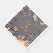 キッズハロウィンコスチュームパーティーナプキン (コーナー)