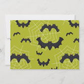 キッズハロウィーンお祝いかわいいコスチュームパーティー 招待状 (裏面)