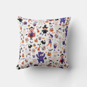 キッズハロウィーンのコスチュームパーティートリックまたはTreat Boo クッション (裏面)