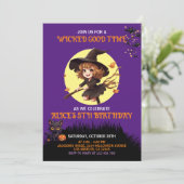 キッズハロウィーンの邪悪な誕生日パーティーの招待状 招待状 (スタンド正面)