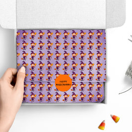 キッズハロウィーンの魔女の衣装 薄葉紙