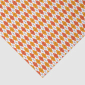 キッズハロウィーンアーガイルオレンジホワイトブラック 薄葉紙 (詳細)