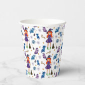 キッズハロウィーンウィッチ紙カップ 紙コップ (右)