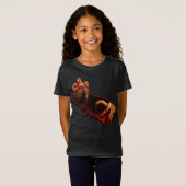 キッズハロウィーンシャツ衣装ゾンビ汗シャツ Tシャツ (正面フル)