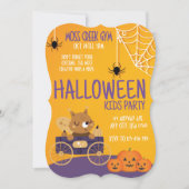 キッズハロウィーンスクールジムパーティー 招待状 (正面)