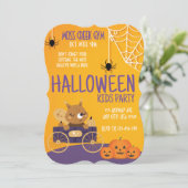 キッズハロウィーンスクールジムパーティー 招待状 (スタンド正面)