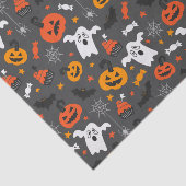 キッズハロウィーンスパイダーウェブ幽霊たちカップケーキカボンプキン 薄葉紙 (詳細)