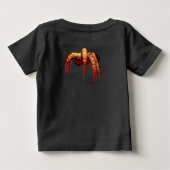 キッズハロウィーンフード付きスウェットシャツ衣装ゾンビスウェットシャツ ベビーTシャツ (裏面)