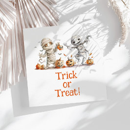 キッズハロウィーンマミーカボンプキンスパーティーナプキンス