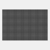 キッズハロウィーンレトロミニホワイト水玉模様ブラック ラッピングペーパーシート (正面2)