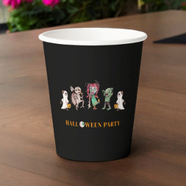 キッズハロウィーン不気味紙プレート 紙コップ