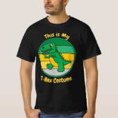 キッズハロウィーン恐竜これは私のTレックス衣装 Tシャツ (正面)