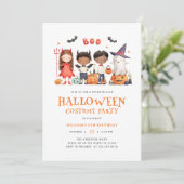 キッズハロウィーン衣装バースデーパーティー 招待状 (スタンド正面)