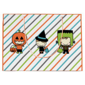 キッズハロウィーン衣装パーティー抱き枕 ラージペーパーバッグ (正面)