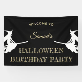 キッズハロウィーン誕生日へようこそ 横断幕