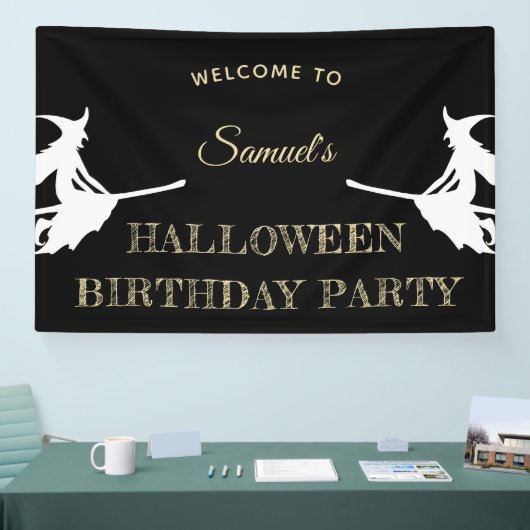 キッズハロウィーン誕生日へようこそ 横断幕 (トレードショー)