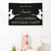キッズハロウィーン誕生日へようこそ 横断幕 (インサイチュ)