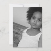 キッズハロウィーン誕生日フォトスカル幽霊パンプキン 招待状 (裏面)