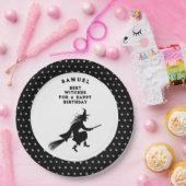 キッズハロウィーン誕生日魔女 ペーパープレート (パーティー)