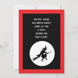 キッズハロウィーン誕生日 – リトルウィッチ 招待状