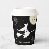 キッズハロウィーン誕生日 – リトルウィッチ 紙コップ (裏面)