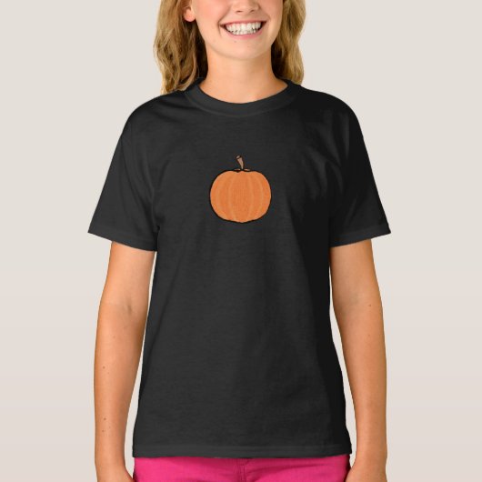 キッズハロウィーン/カボチャTシャツ Tシャツ (正面)