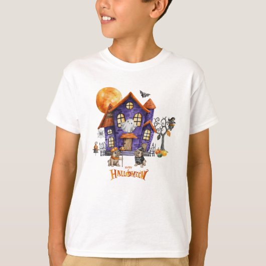 キッズハロウィーンTシャツ Tシャツ (正面)