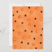 キッズハローウィンパーティかわいい不気味招待状 招待状 (裏面)