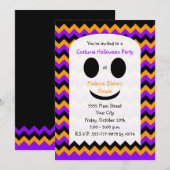 キッズハローウィンパーティ招待状 招待状 (正面/裏面)