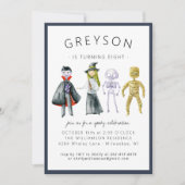 キッズハローウィンパーティ招待状 招待状 (正面)