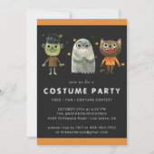 キッズハローウィンパーティ招待状 招待状 (正面)