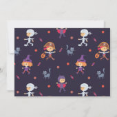 キッズハローウィンパーティ招待状 招待状 (裏面)