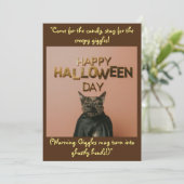 キッズハローウィンパーティ招待 招待状 (スタンド正面)