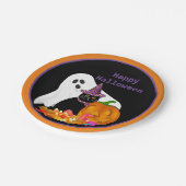 キッズハローウィンパーティ ペーパープレート (アングル)