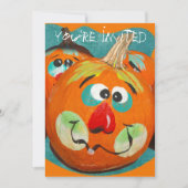 キッズハローウィンパーティ 招待状 (正面)