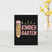 キッズハロー幼稚園1日目Pe カード (黄色い花)