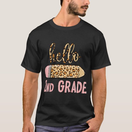キッズハロー2年生I鉛筆来 Tシャツ (正面)