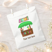 キッズハワイアンルアウ（ハワイ式宴会）パーティーゲストフリット フェイバーバッグ (クリップ留めされた状態)