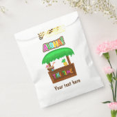 キッズハワイアンルアウ（ハワイ式宴会）パーティーゲストフリット フェイバーバッグ (封をした状態)