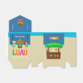 キッズハワイアンルアウ(ハワイ式宴会)パーティーゲストフリット フェイバーボックス (折り畳みなし)