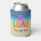 キッズハワイアンルアウ（ハワイ式宴会）パーティーゲストフリット 缶クーラー (缶裏面)