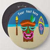 キッズハワイアンルアウ(ハワイ式宴会)パーティー パーソナライズされた 缶バッジ (正面&裏面)