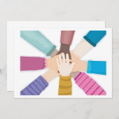 キッズハンズの招待状 招待状 (正面/裏面)